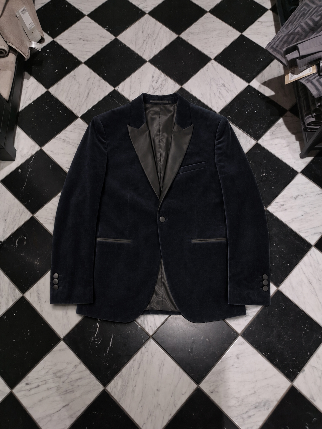 H&M Velour Tailored Jacket