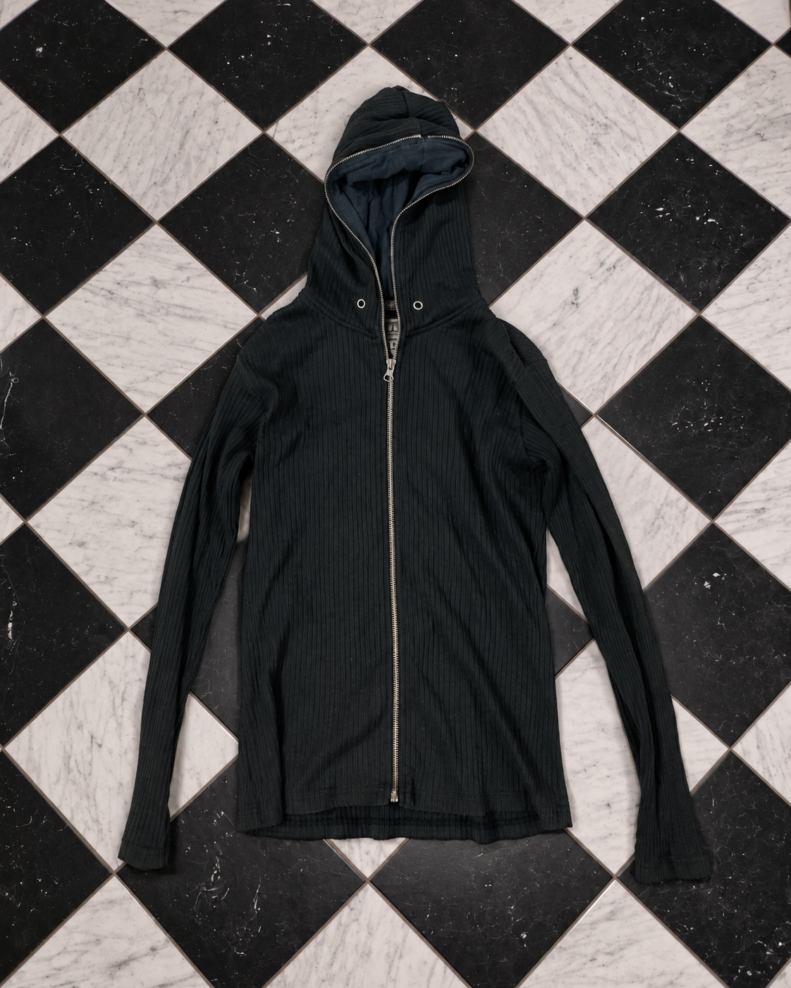 U.C. Ribbed Zip Hoodie