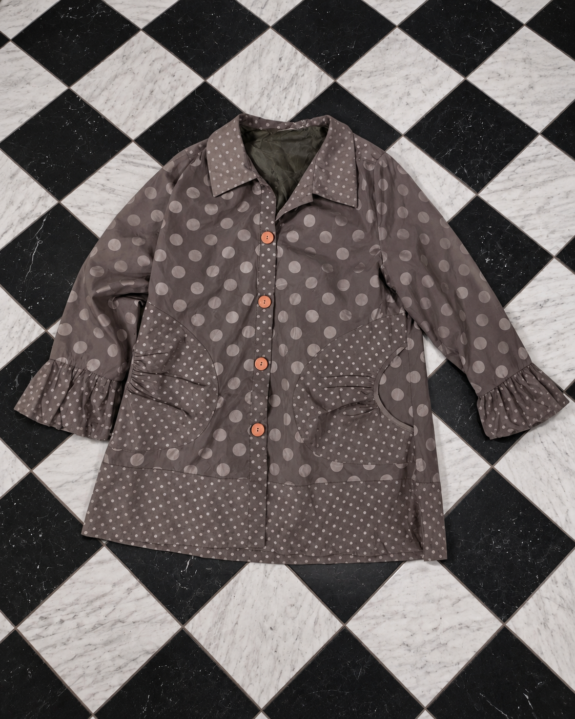 COMMON SENSE Polka Dot Coat