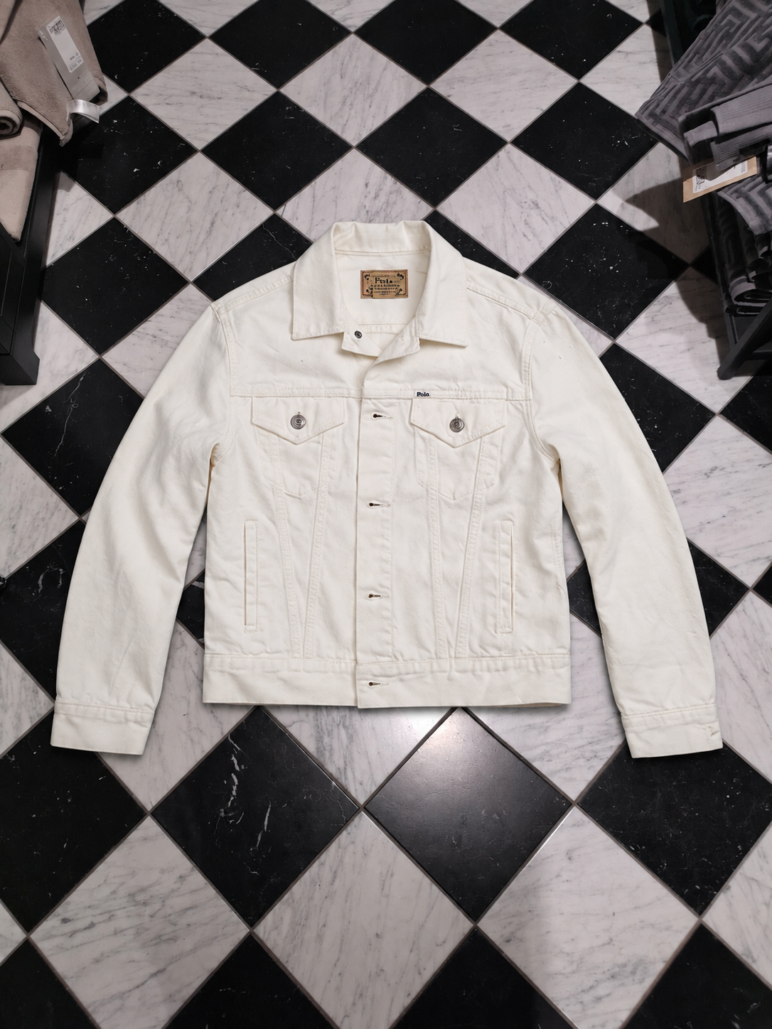Polo Ralph Lauren White Denim Jacket