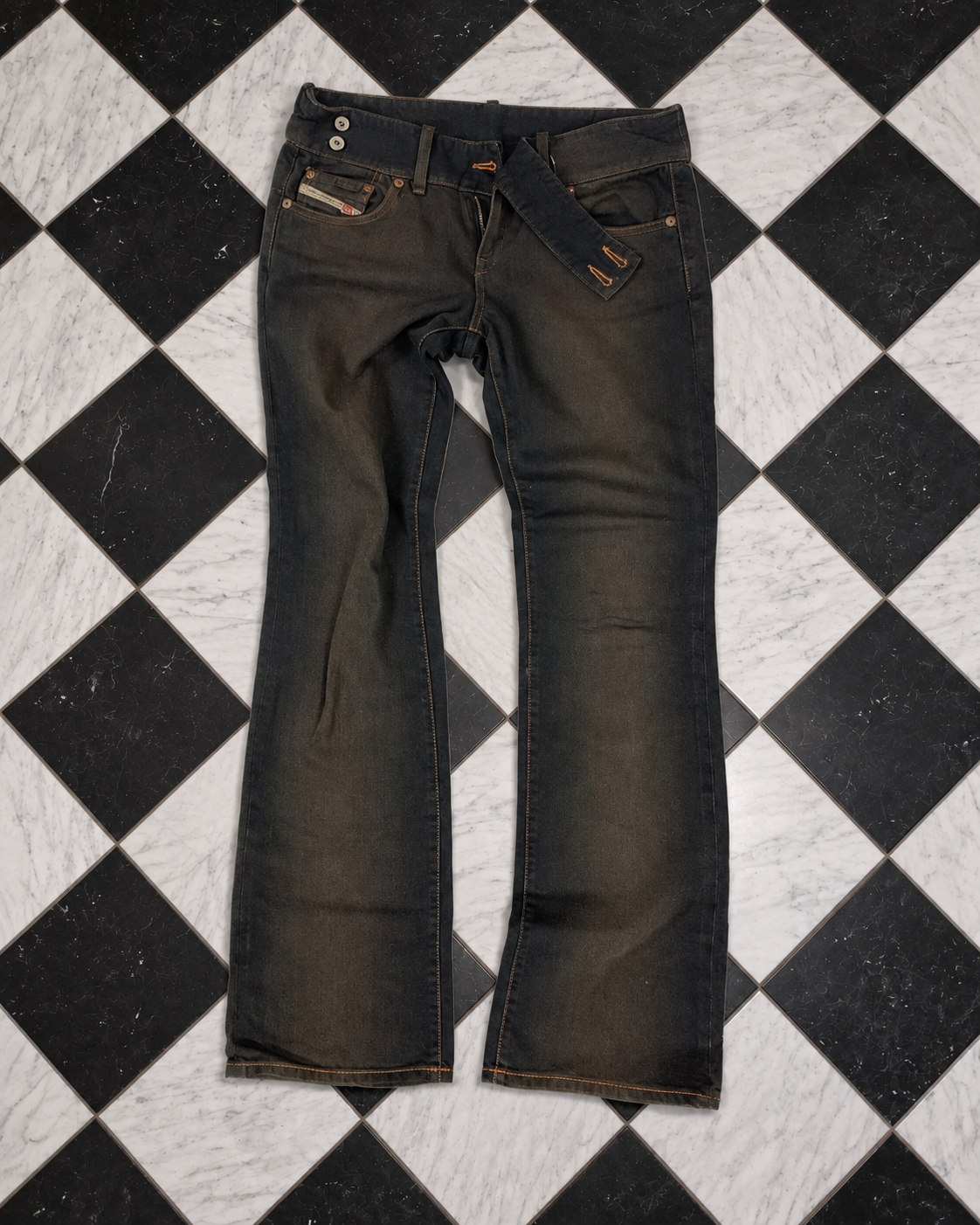 Black Bootcut Denim Jeans