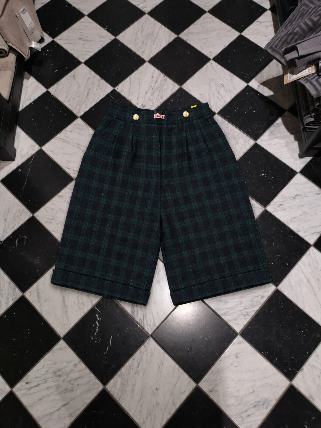 Lined Tartan Check Shorts
